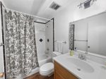Downstairs bathrom tub/shower combo